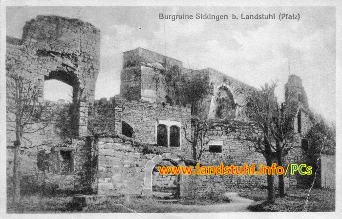 Burgruine Sickingen b. Landstuhl (Pfalz)