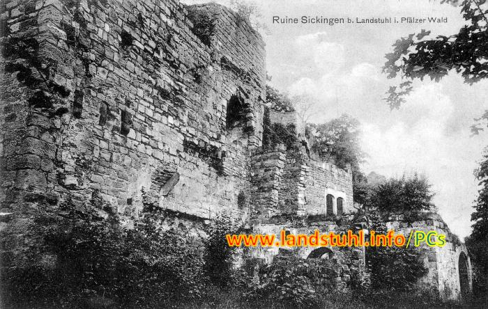 Ruine Sickingen b. Landstuhl i. Pfälzer Wald