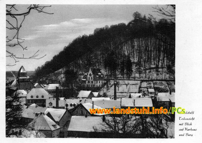 Teilansicht mit Blick auf Kurhaus und Burg