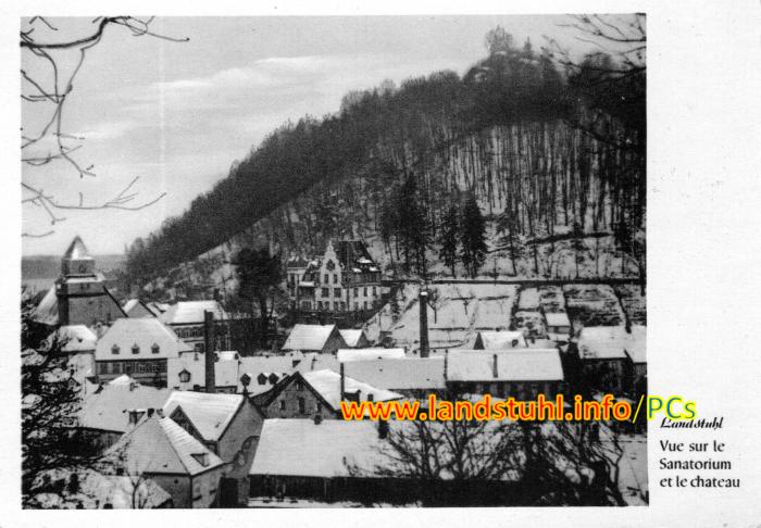 Vue sur les Sanatorium et le chateau