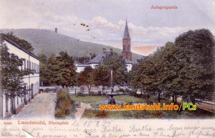 Landstuhl Rheinpfalz, Anlagenpartie