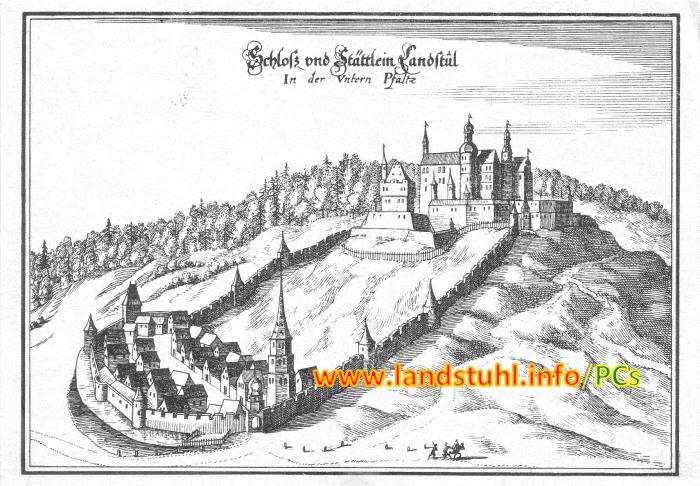 Schloß und Stättlein Landstul
