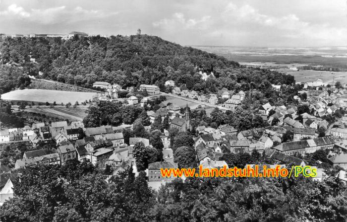 Landstuhl mit Bismarckturm und Kirchberg