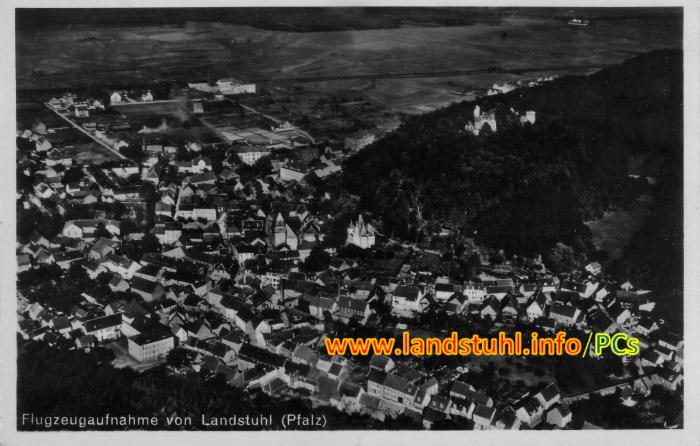 Flugzeugaufnahme von Landstuhl