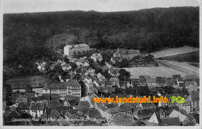 Landstuhl mit Blick auf Kinderheim St. Nikolaus