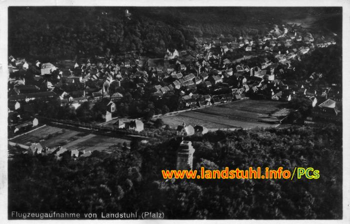 Flugzeugaufnahme von Landstuhl