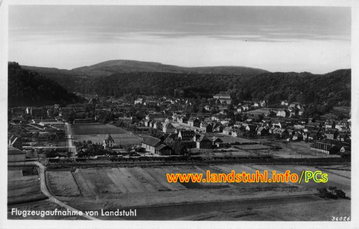 Flugzeugaufnahme von Landstuhl