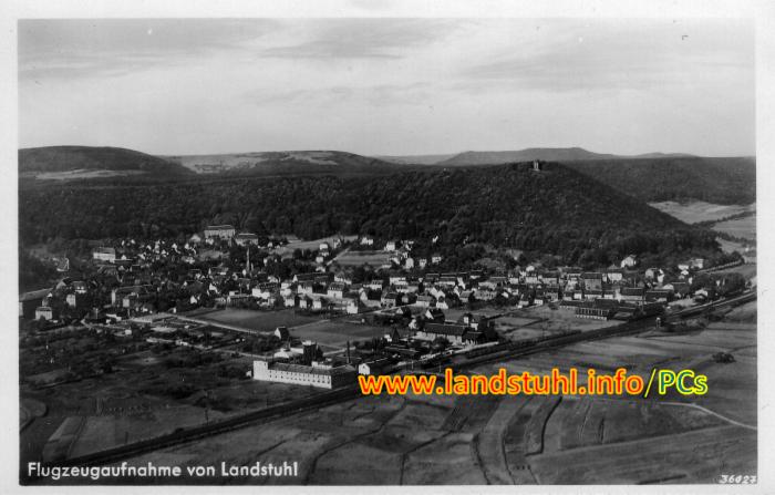 Flugzeugaufnahme von Landstuhl