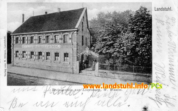Restauration zur Löwenburg, W. Wasem Restauration zur Löwenburg, W. Wasem