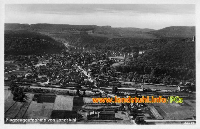 Flugzeugaufnahme von Landstuhl