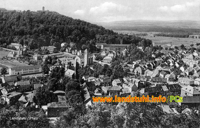 Landstuhl - Blick zum Bismarckturm