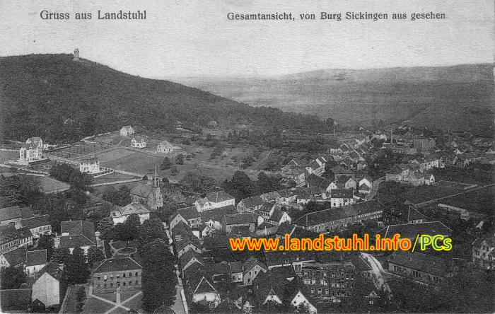 Gesamtansicht, von Burg Sickingen aus gesehen