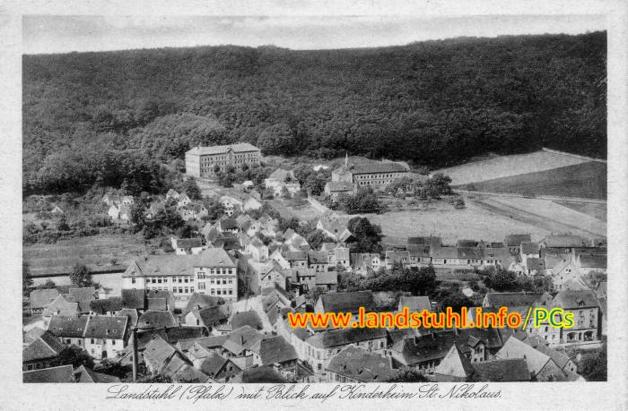 Landstuhl mit Blick auf Kinderheim St. Nikolaus