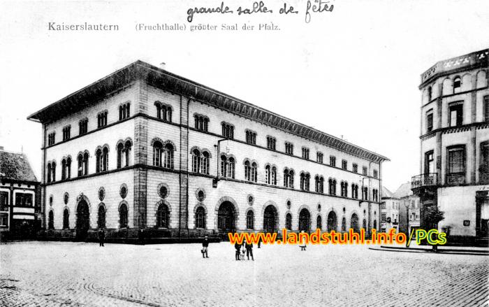 Fruchthalle - größter Saal der Pfalz