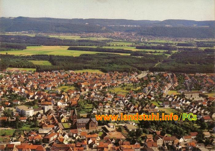 Ramstein-Miesenbach mit Blick zur Sickinger Höhe