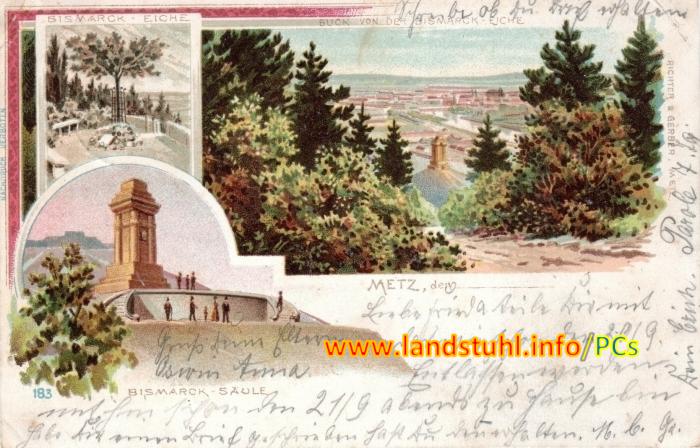 Blick von der Bismarck-Eiche Blick von der Bismarck-Eiche