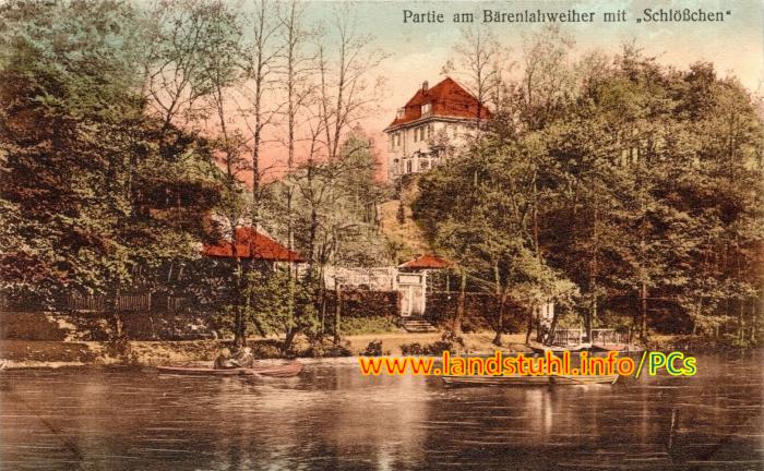 Partie am Bärenlochweiher mit 'Schlößchen'